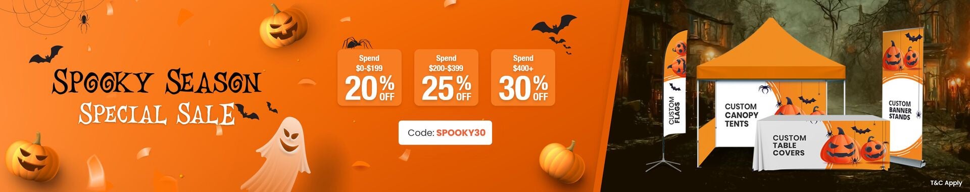 Spooky Season Special Sale | BannerBuzz