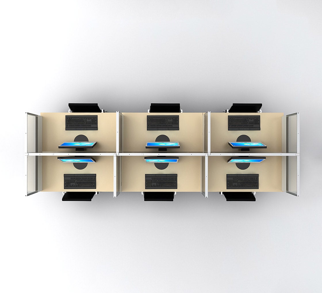 SEG Desktop Dividers - 6 Desk