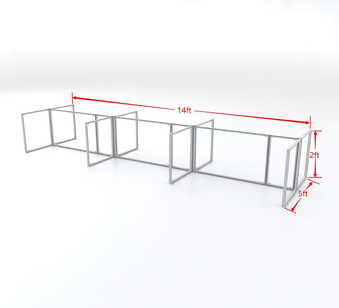 SEG Desktop Dividers - 6 Desk