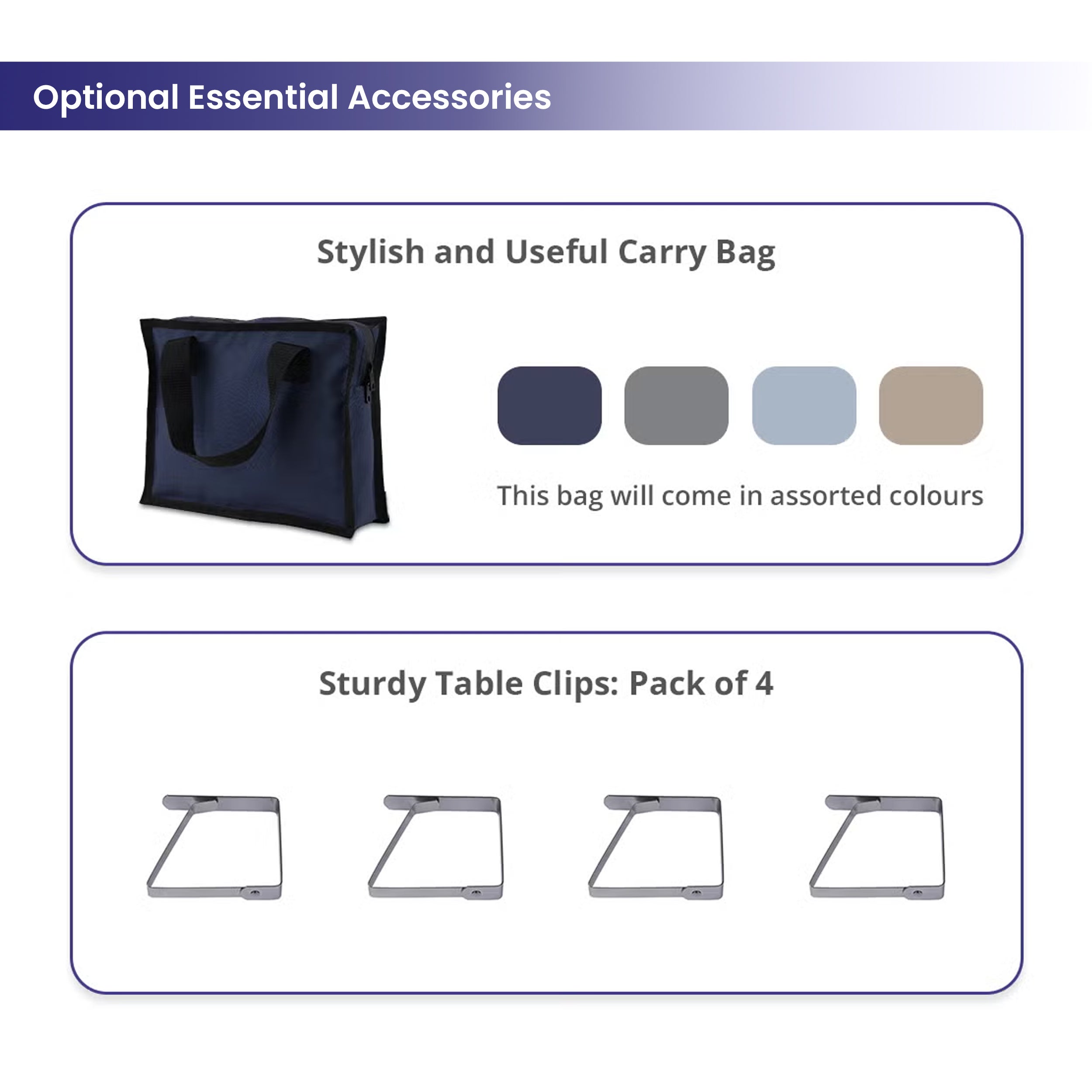 505_Pleated Table Covers Optional Essential Accessories