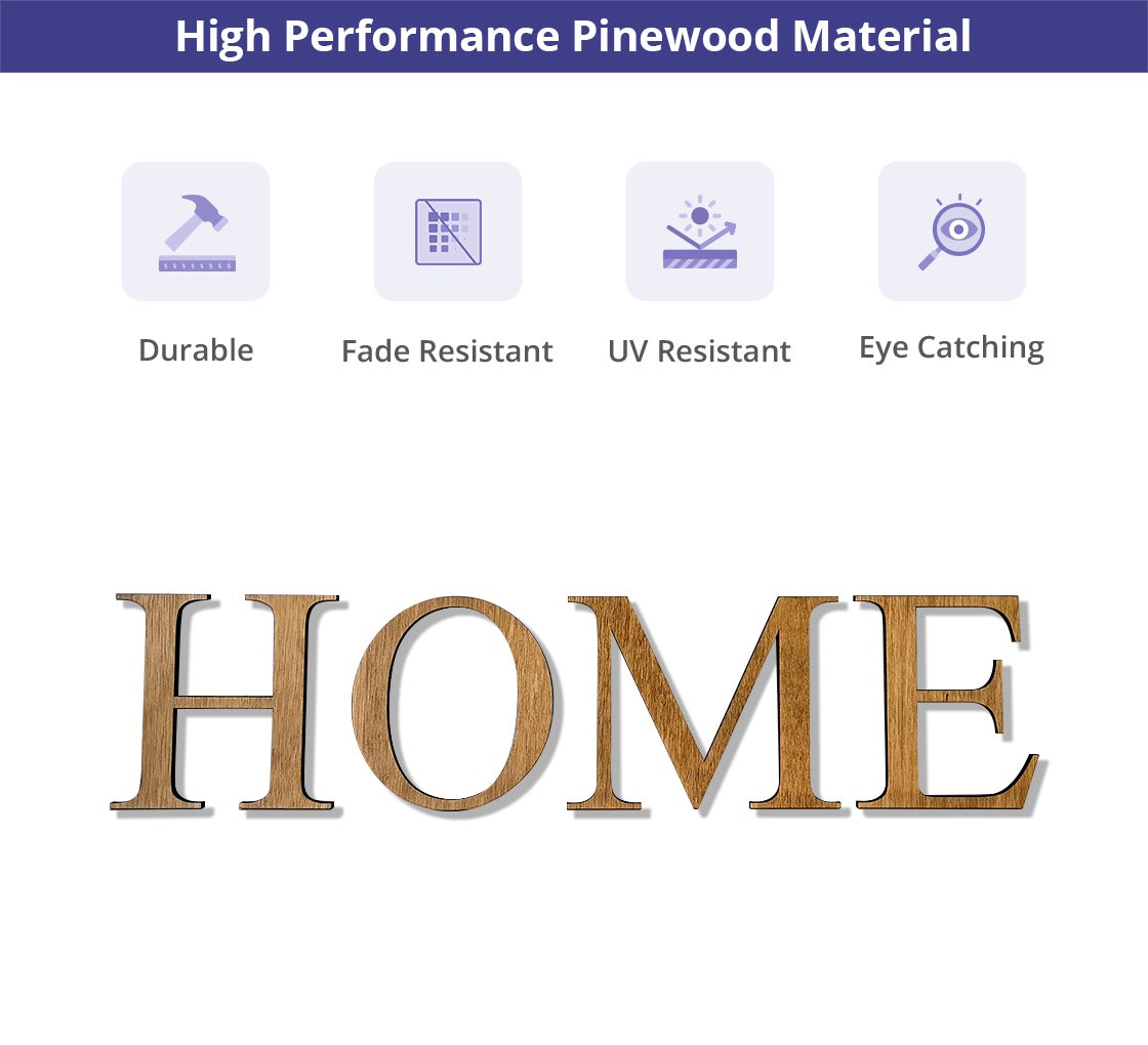 Pinewood Letters and Numbers