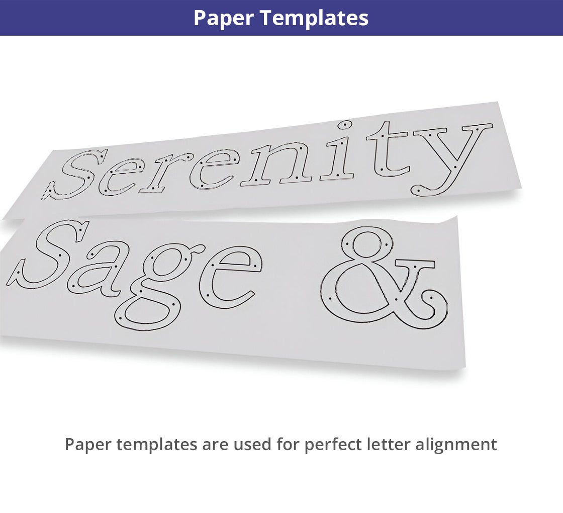 Pinewood Letters and Numbers