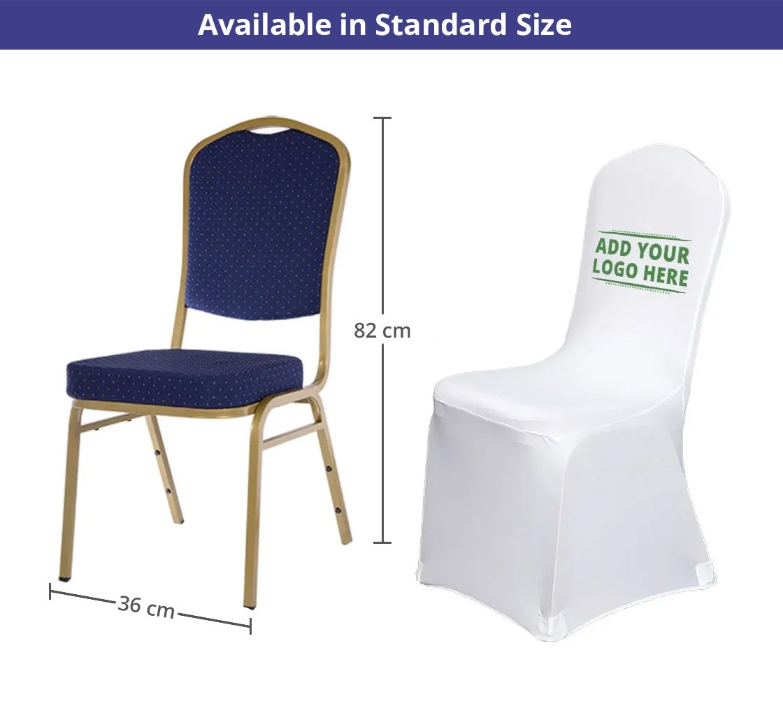 Personalized Spandex Banquet Chair Covers BannerBuzz - Main Image