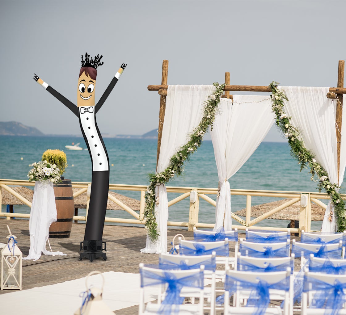Groom Inflatable Tube Man Character