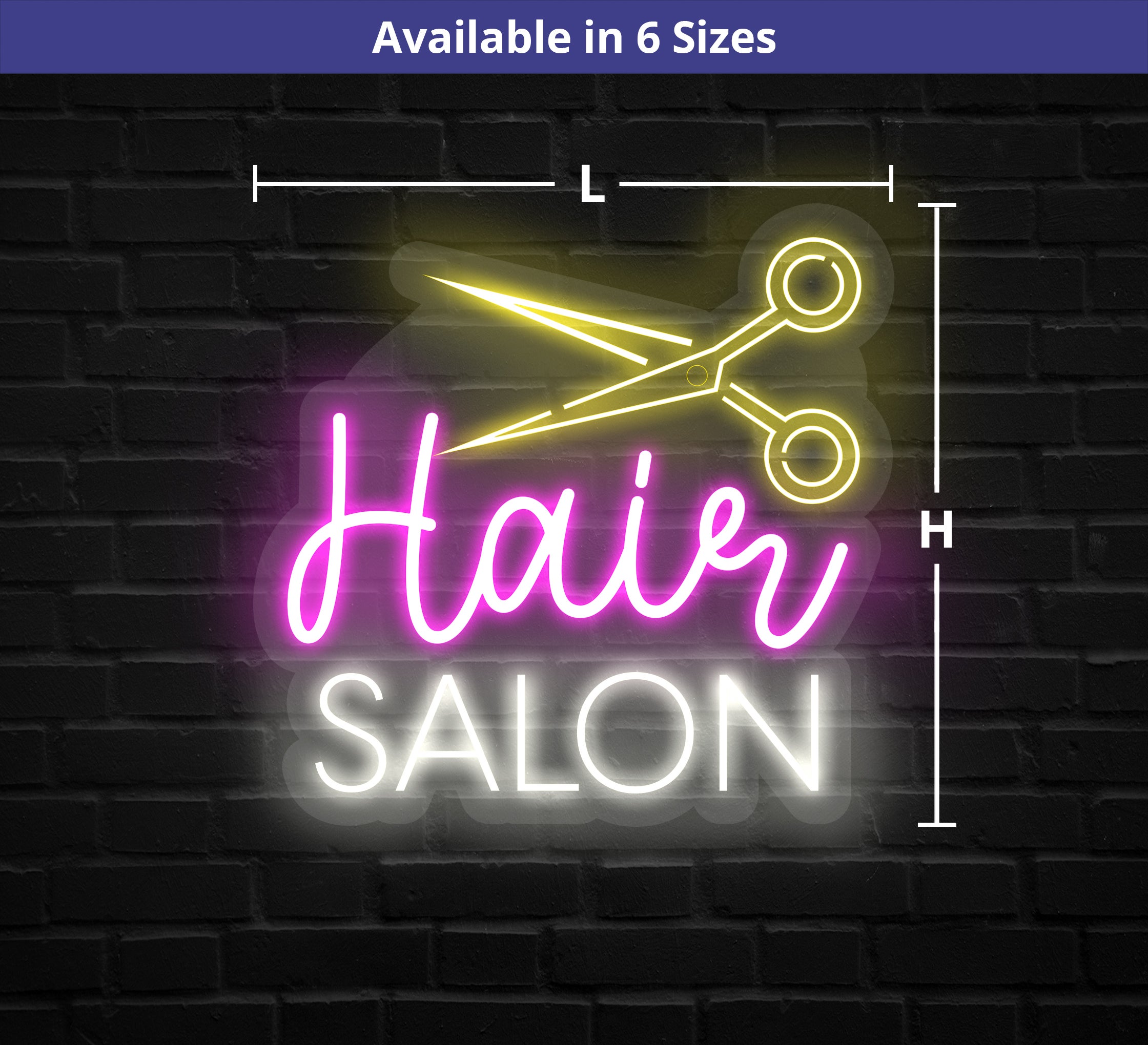 Hair Salon Neon Sign