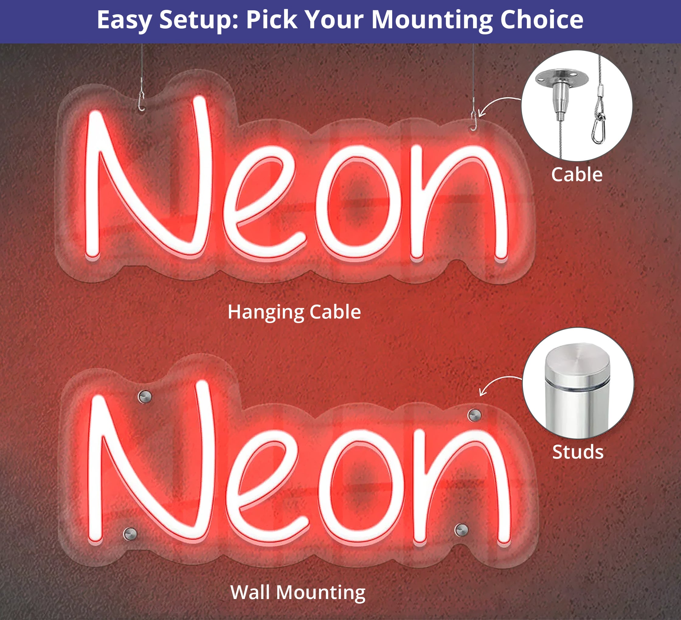 Never Stop Learning Neon Sign