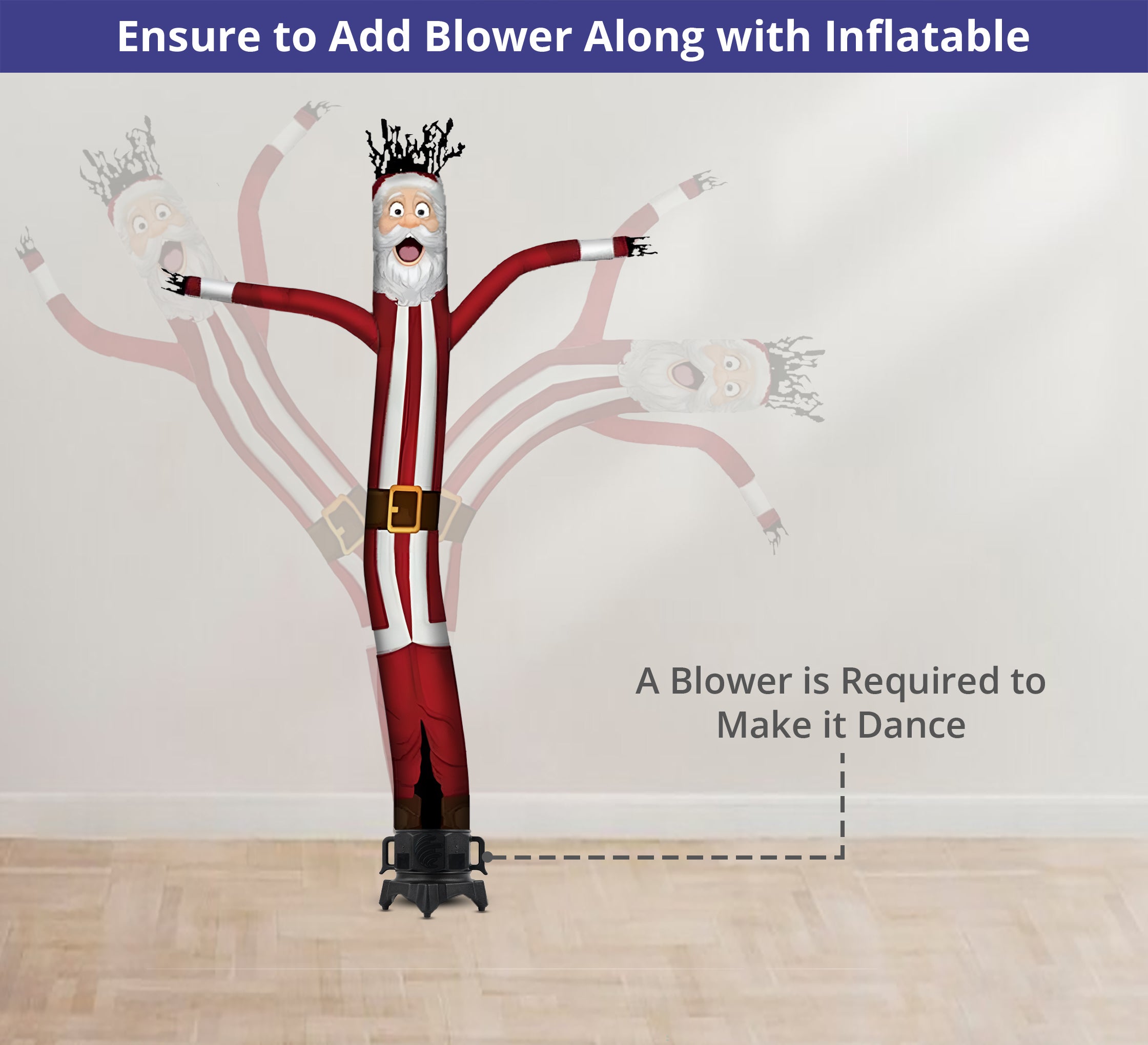 Santa Christmas Inflatable Tube Man