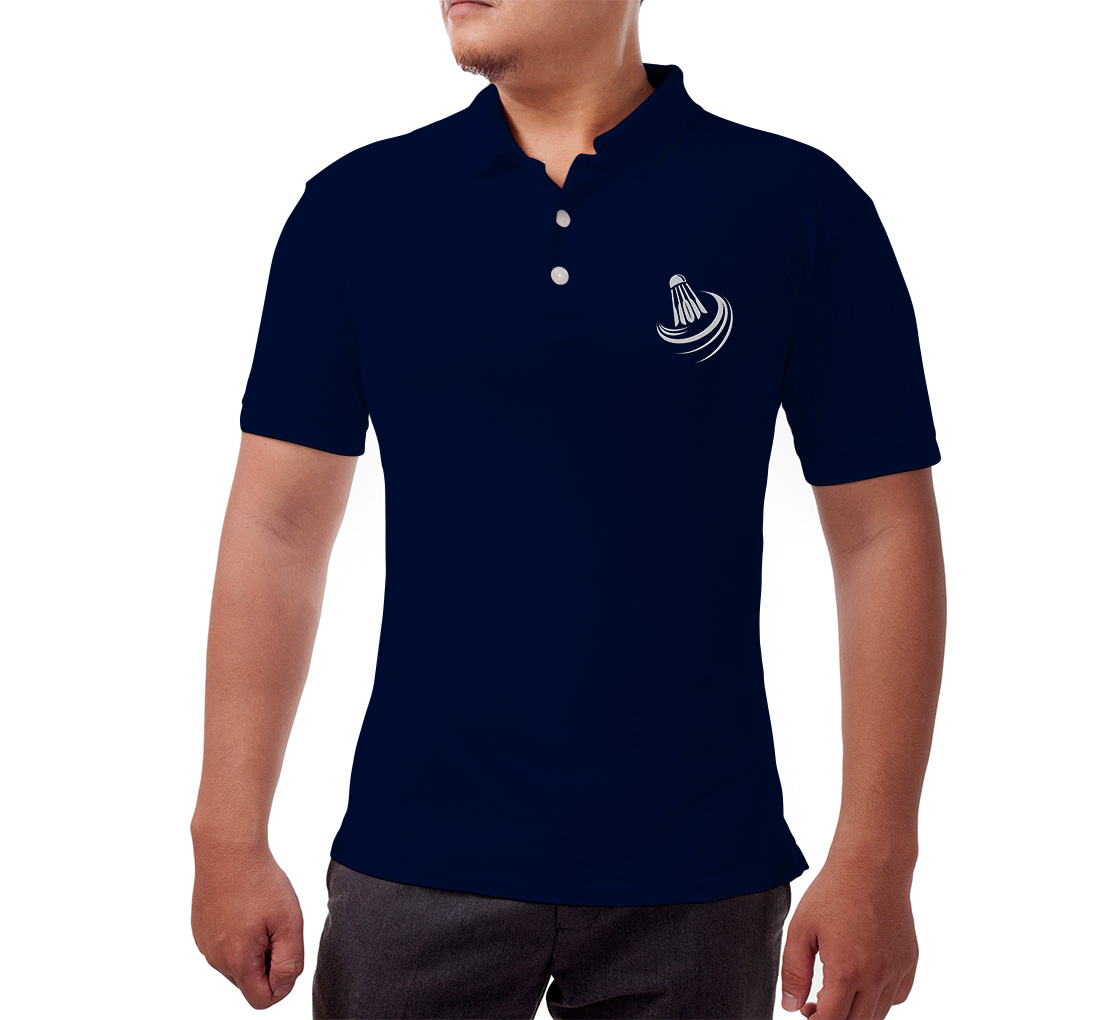 blue t shirt polo