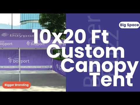 Custom Pop Up Gazebos 3m x 6m