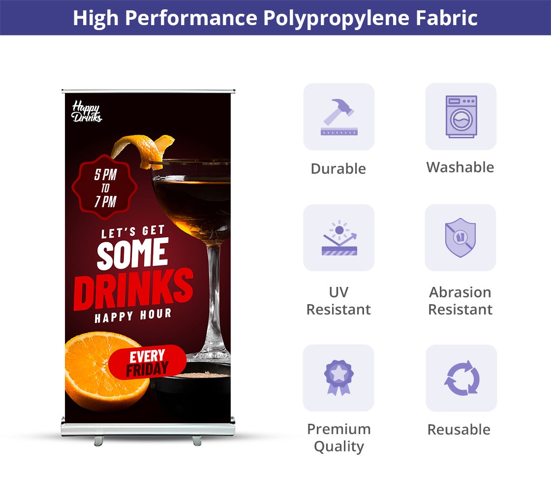 Roll Up Banner Stands - 3