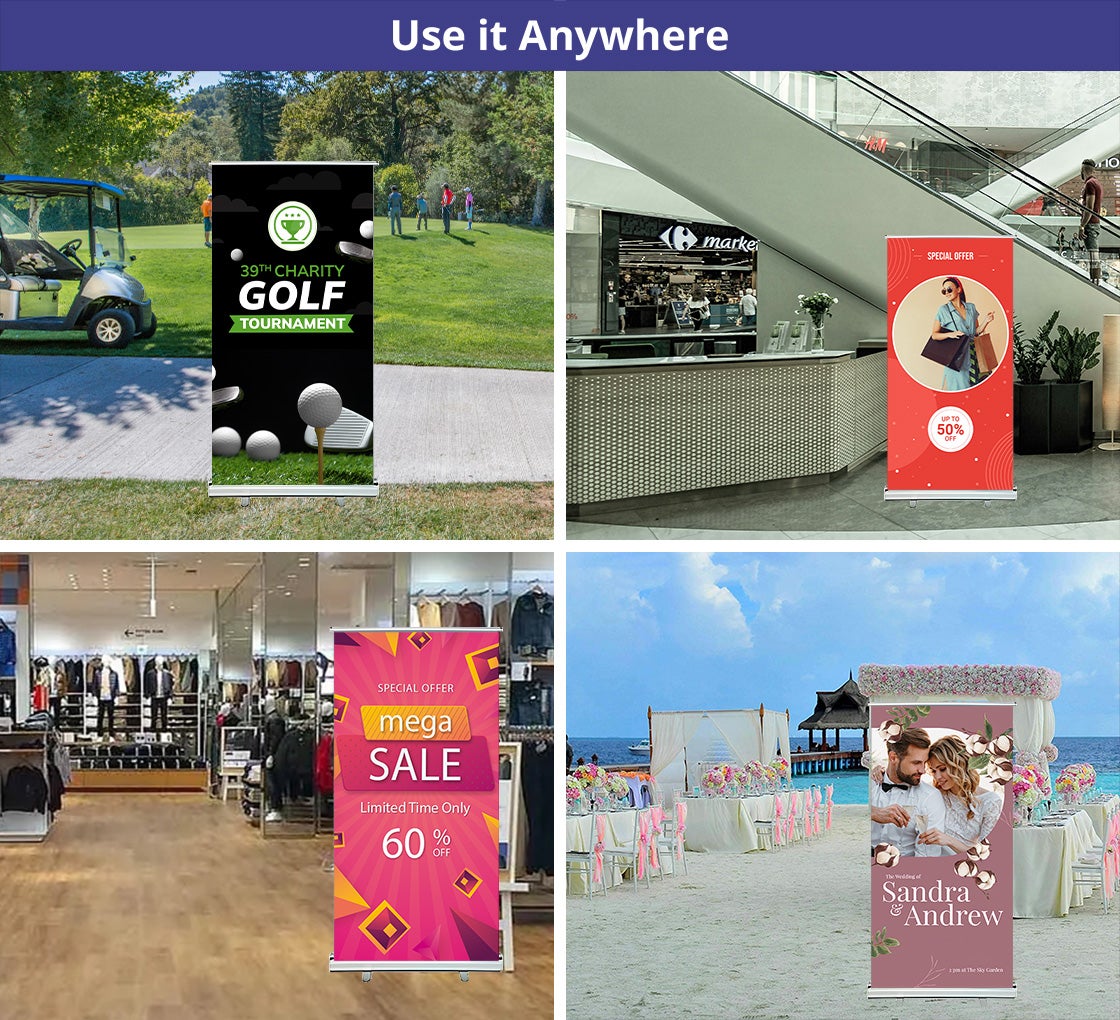 Roll Up Banner Stands - 7
