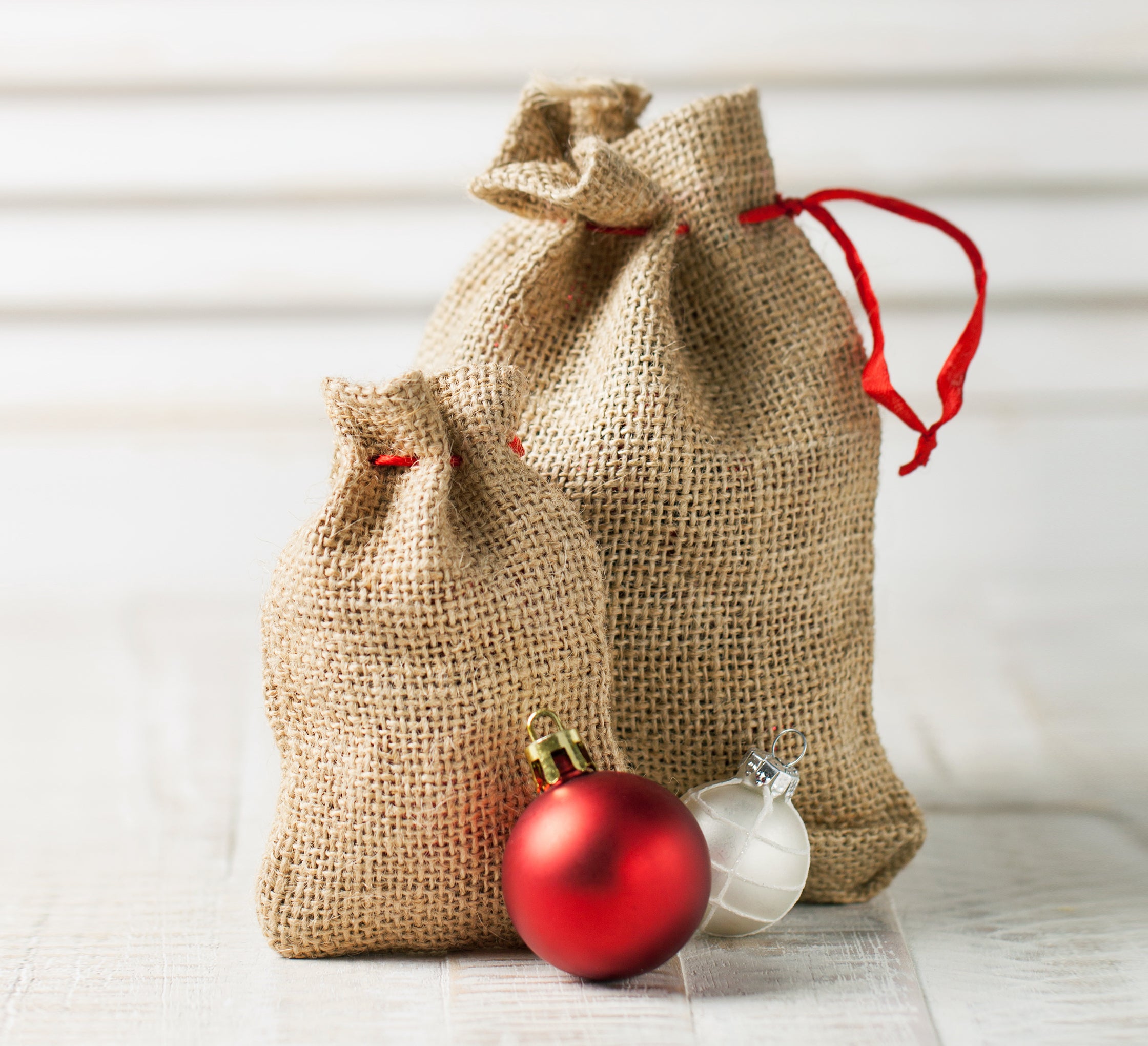 Jute Drawstring Bags - Non Printed