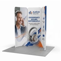 2m Magnetic Modular Fabric Display - Curved Shape