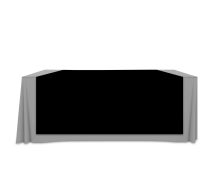 150cm x 180cm Table Runners - Black