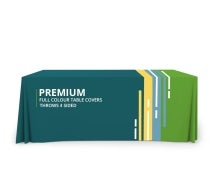 Premium Full Colour Table Covers & Throws - 4 Sided