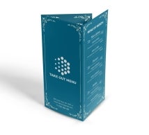Folded Take-Out Menus