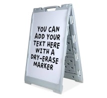 Dry-Erase A-Frame Sign