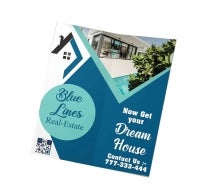 Folded Real Estate Flyers