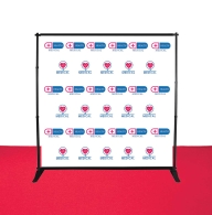 2.5 m x 2.5 m Step and Repeat Adjustable Banner Stands