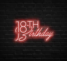 18th Birthday Neon Sign