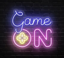 Game On Neon Sign