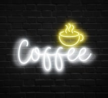 Hot Coffee Neon Sign