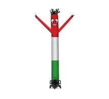 Red White Green Inflatable Tube Man