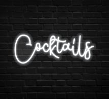 Neon Cocktails Sign