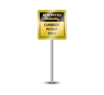 product photo of Reflective Custom Parking Signs