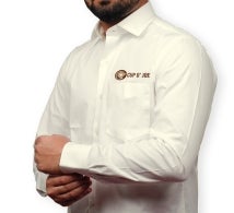 Custom Dress Shirt – Off White 