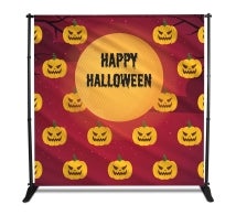 Halloween Fabric Media Walls - Step and Repeat Event Backdrops