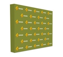 3 m x 2.5 m Step and Repeat Fabric Pop Up Straight Display