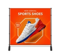 Adjustable Banner Stand