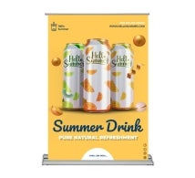 Silverstep 150 cm Retractable Banner Stand