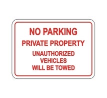 No Parking Sign