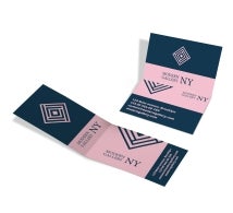 Folded Business Cards