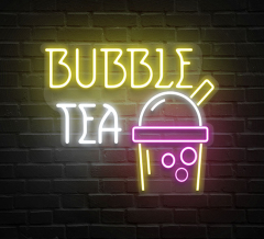 Bubble Tea Neon Sign
