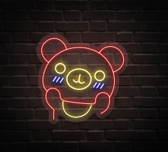 Cute Bear Neon Sign