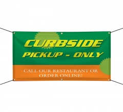 Curbside Pick Up Only Vinyl Banners