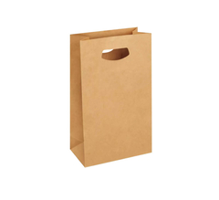 Die-Cut Handle Bags - Brown