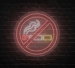 No Smoking Neon Sign