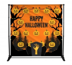 Halloween Media Walls - Step and Repeat Event Backdrops