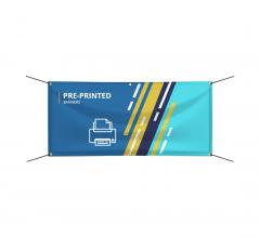 Pre-Printed Banners