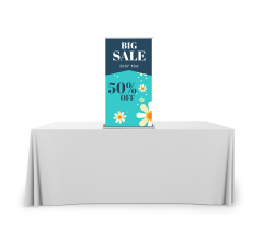 Silverstep Tabletop 60 cm Retractable Banner Stand