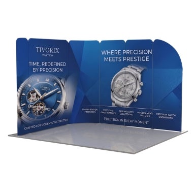 3m Magnetic Modular Fabric Displays - L Shape Sloped