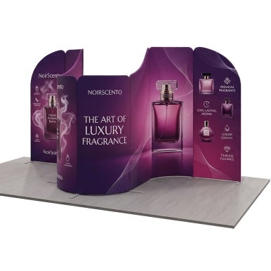 4m Magnetic Modular Fabric Displays - Curved Shape