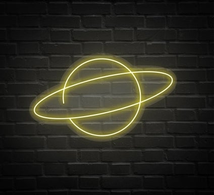 Planet Neon Sign