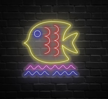 Tropical Fish Neon Sign