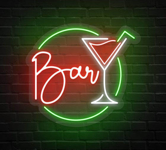Sturdy Bar Neon Sign Printed Bar Neon Sign