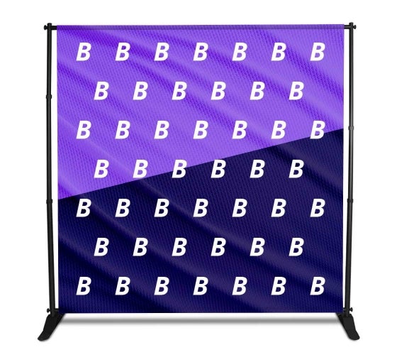 8x8 Step And Repeat Banner Backdrop Stands Bannerbuzz